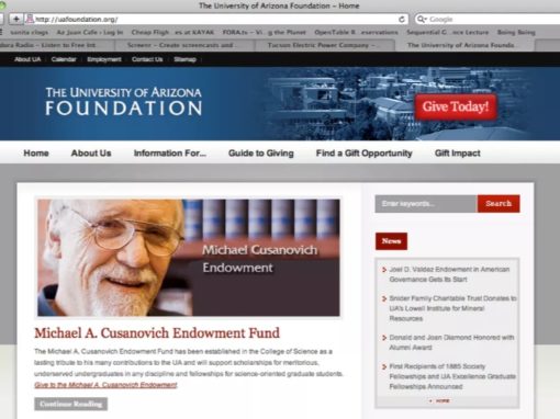 UA Foundation Website